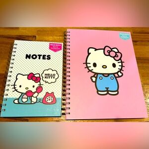 Brand New 🆕 Set of two Hello Kitty Notebooks 📒! Sanrio !